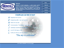 Tablet Screenshot of hencill.co.za